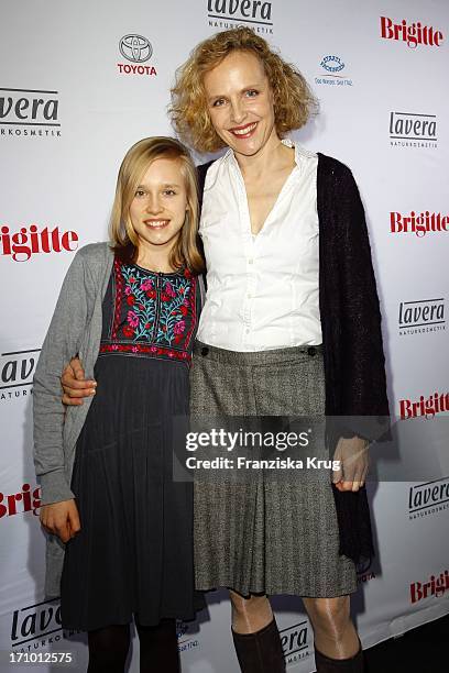 Juliane Köhler Und Ihre Tochter Fanny Beim Brigitte Fashion Event In Der Alten Kongresshalle In München