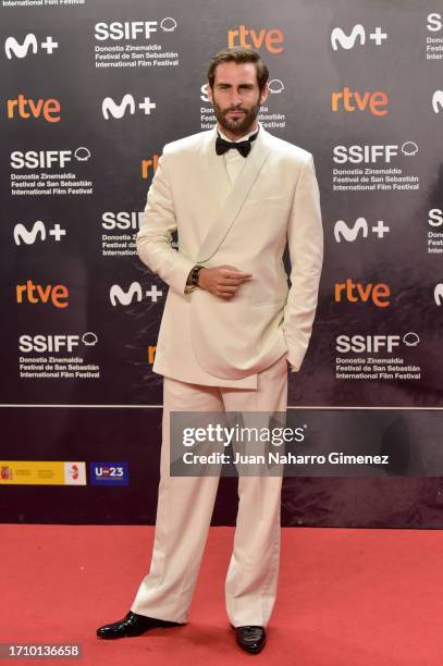 Fernando Guallar attends the 'Dance First' premiere during the 71st San Sebastian International Film Festival at Kursaal on September 30, 2023 in San...