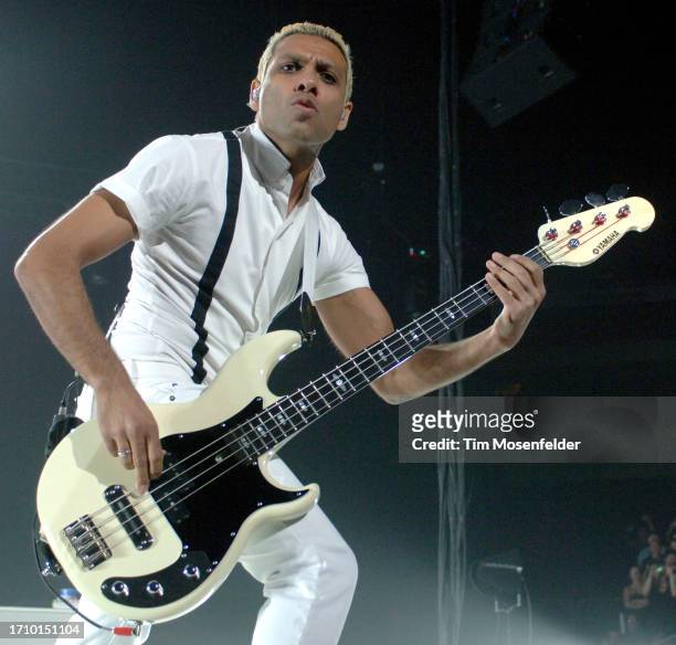 Tony Kanal of No Doubt performs at Save Mart Center on May 19, 2009 in Fresno, California.