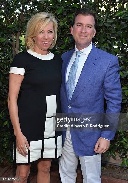 Sutton Stracke and Christian Stracke attend Benjamin Millepied's L.A. Dance Project Inaugural Benefit Gala on June 20, 2013 in Los Angeles,...