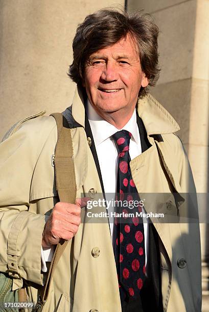 Melvyn Bragg sighted in Westminster on June 20, 2013 in London, England.