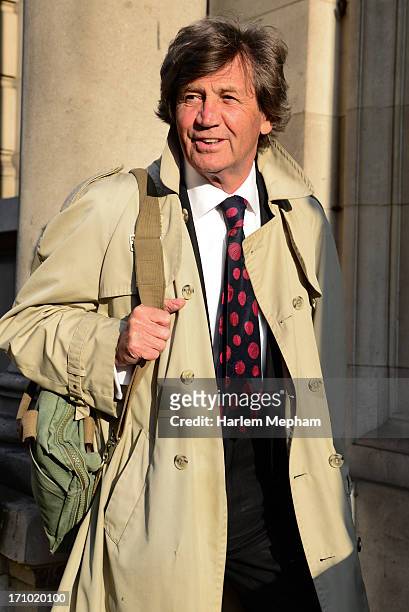 Melvyn Bragg sighted in Westminster on June 20, 2013 in London, England.