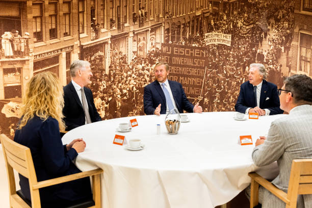 NLD: King Willem-Alexander Of The Netherlands Visits ProDemos