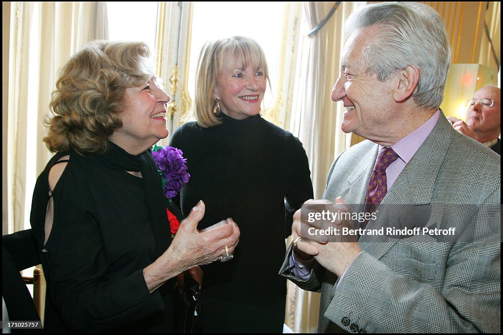 Suzy Declair Is Made Officer Of The National Order Of Legion Of Honor At The Ministry Of Culture In Paris