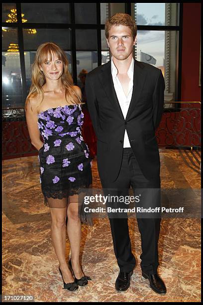 Alexandre Desseigne and Pauline at Deauville Ball In Benefit Of Care France.