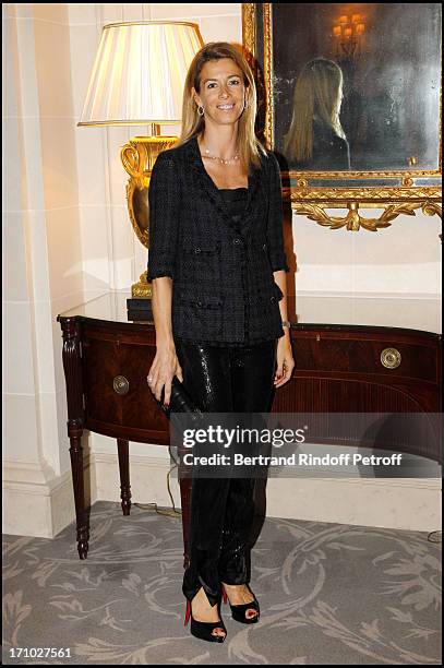 Madame Brice Hortefeux at Gala Evening For The 40th Anniversary Of The Claude Pompidou Foundation.