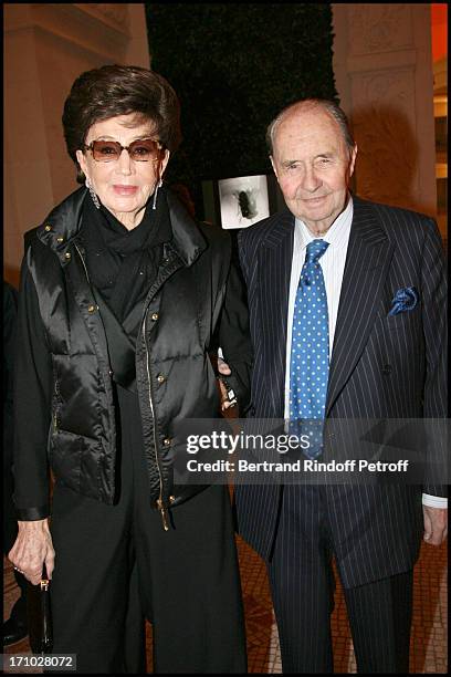 Comte and Comtesse Edouard De Ribes at Dinner Held In Honour Of Claude Lalanne At Musee D'Art Decoratif In Conjunction With His Retrospective...