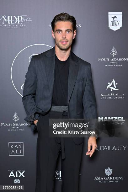 Charly Poirier attends the 11th Eva Longoria X Global Gift during the Paris Fashion Week at Four Seasons Hotel George V on September 30, 2023 in...