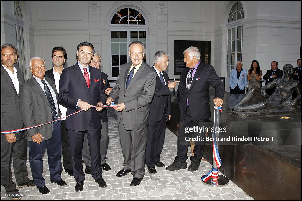 Official Opening Of The Paul Belmondo Museum In Boulogne-Billancourt