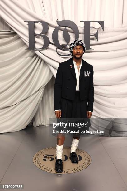 Usher attends the #BoF500 Gala during Paris Fashion Week at Shangri-La Hotel Paris on September 30, 2023 in Paris, France.