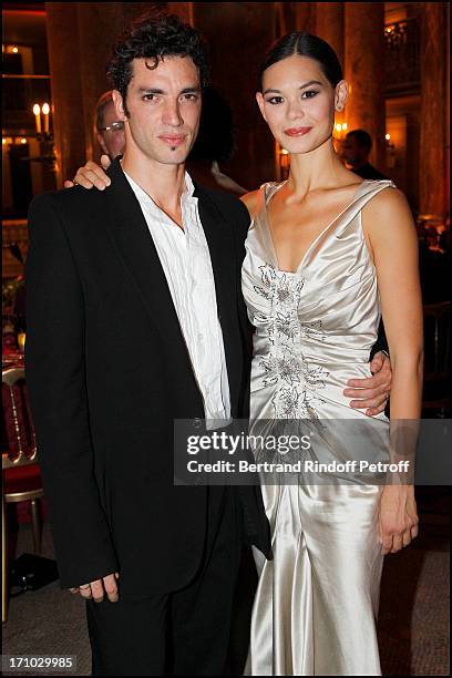 Alice Renavand, Jeremie Belingard at Arop Gala "Roland Petit" At Opera Garnier In Paris.