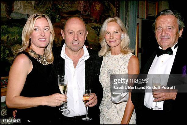 Jean Costes and his wife and Gaby Wagner and Jean Marie... Photo - Getty Images