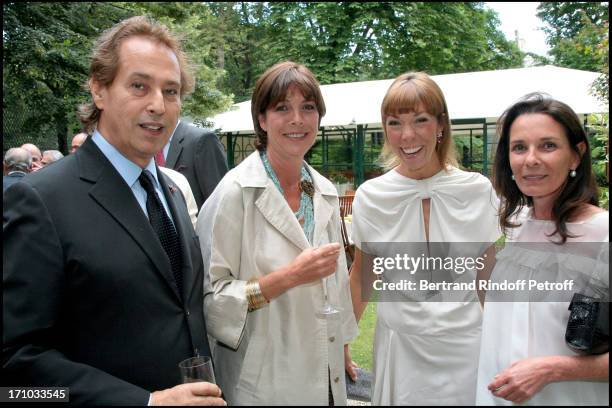 Gilles Dufour, HRH Princess Caroline of Hanovre, Mathilde Agostinelli and Vera Santo Domingo - Jacques Granges is made Knight of the Legion of Honor...