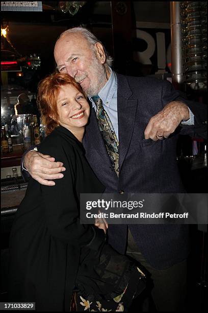 Jean Pierre Marielle and his wife Agathe Natanson at Launch Of Web Site Of Drunk Driving Awareness Association "Ferdinand Chesnais".