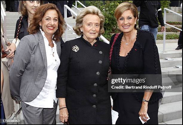 Anne Barrere, Bernadette Chirac, Valerie Wertheimer at "Des Femmes En Or" 18th Awards Ceremony 2010 At Salle Wagram .