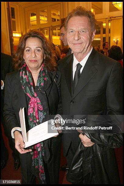 Robert Namias and wife Anne Barrere at The Salle Gaveau Concert In Aid Of La Fondation Claude Pompidou.