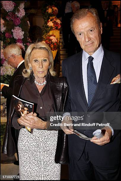 Micheline Maus, Andre Mourgues at Arop Gala Dinner At Opera Garnier With Rossini's "La Dame Du Lac".