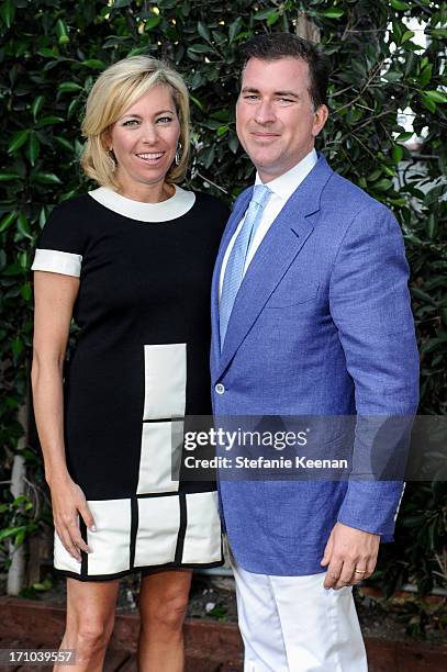 Sutton Stracke and Christian Stracke attend 2013 Los Angeles Dance Project Benefit Gala on June 20, 2013 in Los Angeles, California.