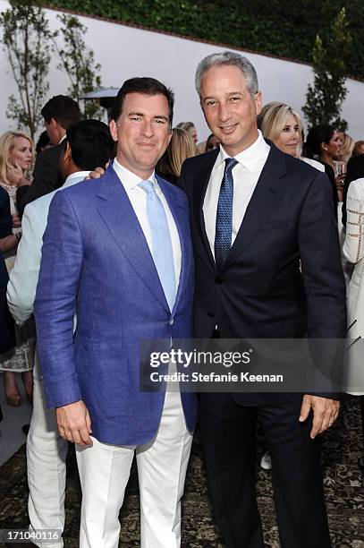 Christian Stracke and Jeffrey Soros attend 2013 Los Angeles Dance Project Benefit Gala on June 20, 2013 in Los Angeles, California.