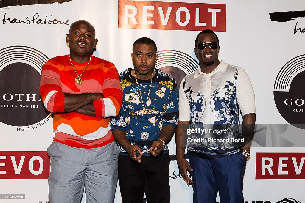 Steve Stoute, Sean 'Diddy' Combs and Nasire 'Nas' Jones arrive at... News Photo Getty Images