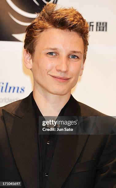 Actor Ernst Umhauer attends the French Film Festival 2013 opening event at the Hankyu department store on June 21, 2013 in Tokyo, Japan.