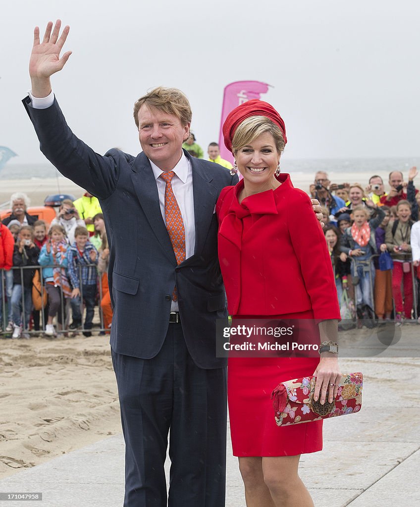 King Willem Alexander & Queen Maxima Of The Netherlands Visit Zeeland And Zuid Holland Provinces