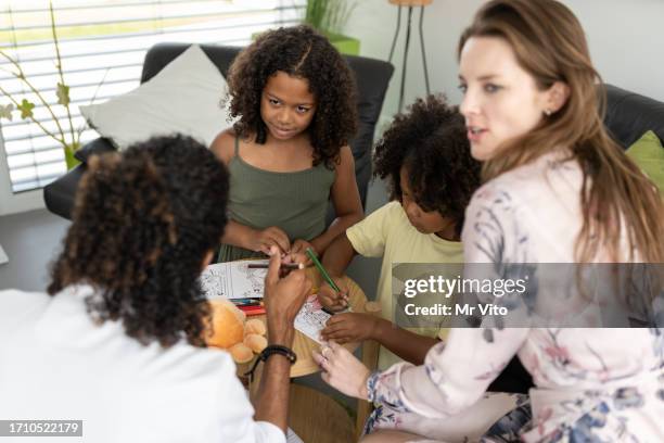 waiting room at the pediatrician dentist. - plaque remover stock pictures, royalty-free photos & images