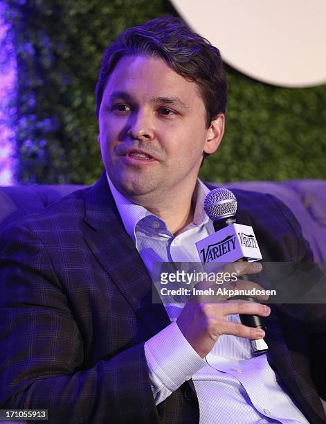 Senior Director of Walmart & Co-Chair at ANA Alliance for Family Entertainment Ben Simon speaks onstage at Variety's Purpose: The Faith And Family...
