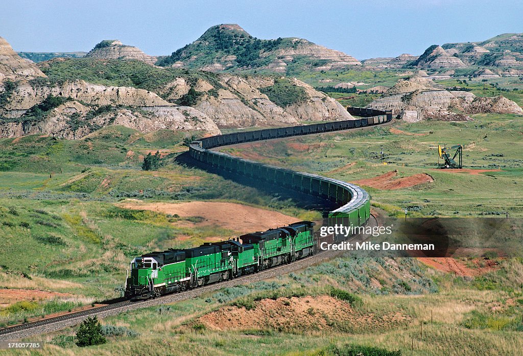 Snaking through the Badlands