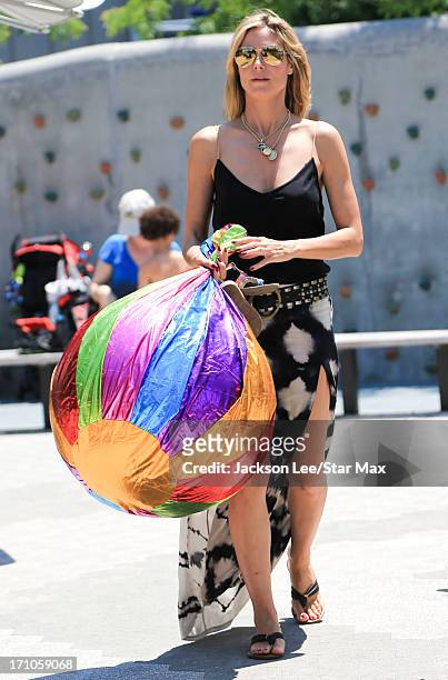 Heidi Klum, is seen on June 20, 2013 in New York City.
