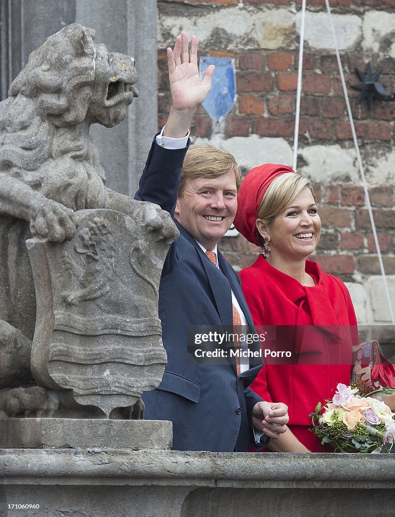King Willem Alexander & Queen Maxima Of The Netherlands Visit Zeeland And Zuid Holland Provinces