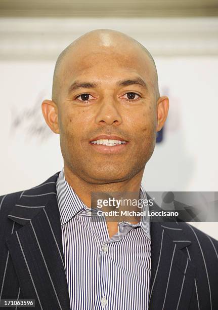 Professional Baseball Player Mariano Rivera appears for The Mariano Rivera Signature Limited Edition EDT At Lord & Taylor on June 21, 2013 in New...