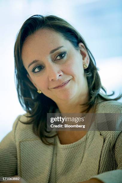 Claudia Ruiz Massieu Salinas, Mexico's Secretary of Tourism, speaks during an interview in New York, U.S., on Friday, June 21, 2013. Mexico's tourism...