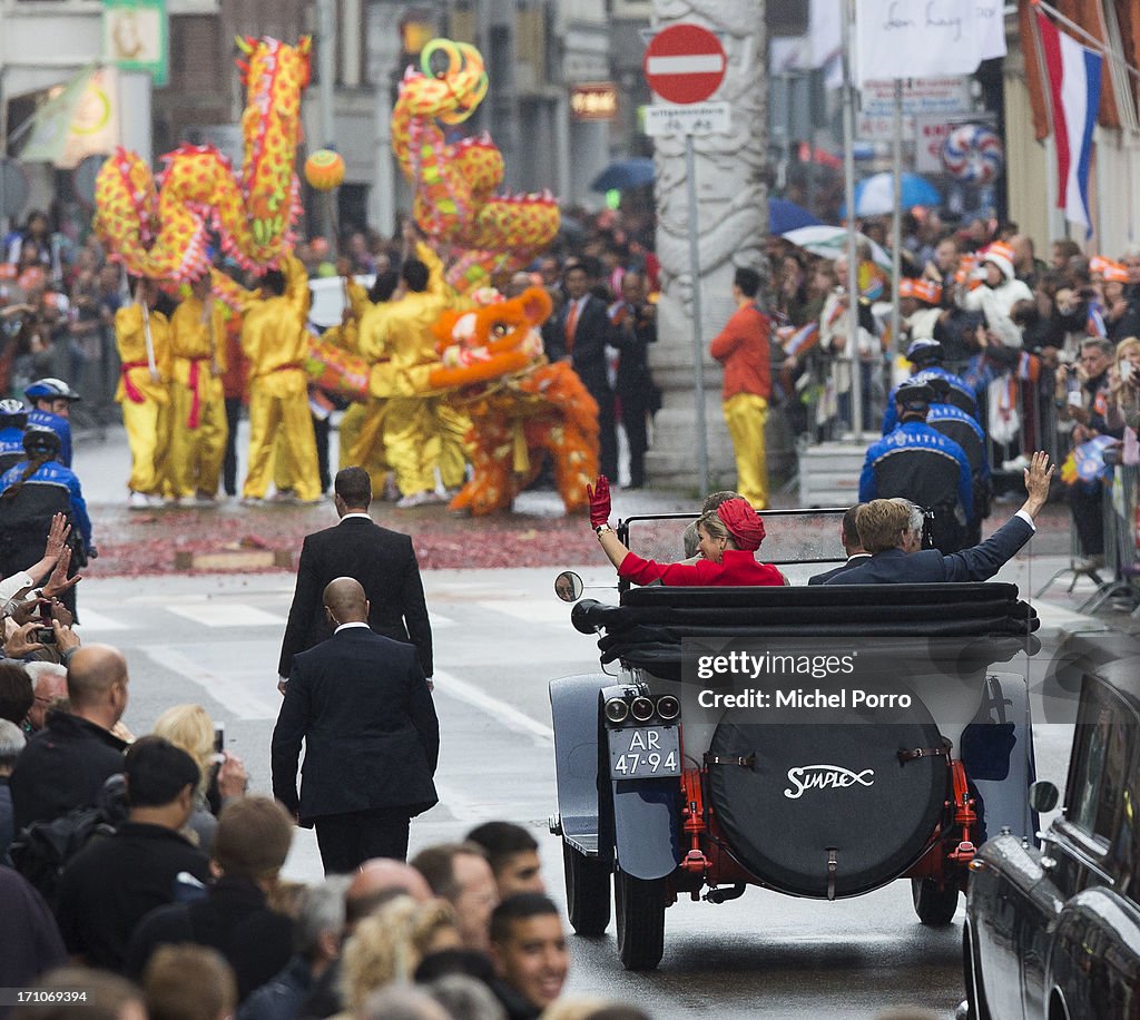 King Willem Alexander & Queen Maxima Of The Netherlands Visit Zeeland And Zuid Holland Provinces