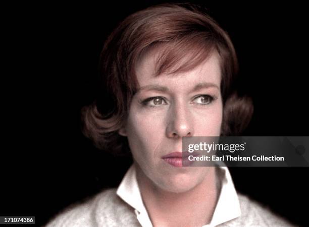 Actress and comedienne Carol Burnett poses for a portrait in June 1963 in Los Angeles, California.