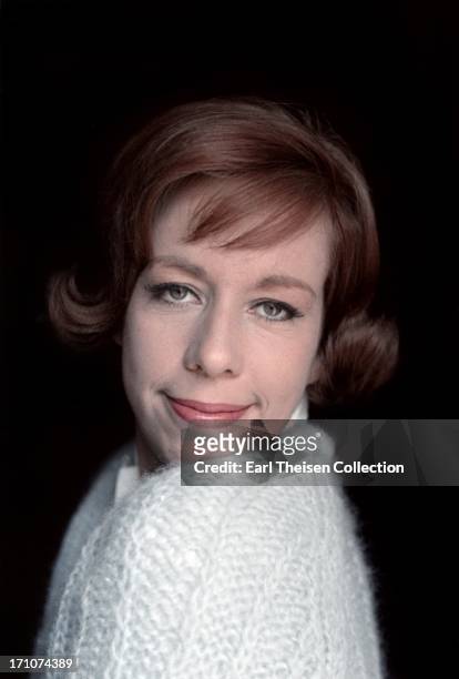 Actress and comedienne Carol Burnett poses for a portrait in June 1963 in Los Angeles, California.