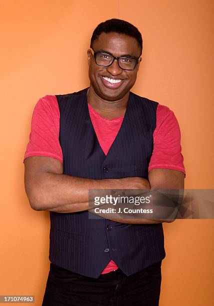 Voice actor Michael Leon Wooley poses during the 2013 American Black Film Festival on June 20, 2013 in Miami, Florida.