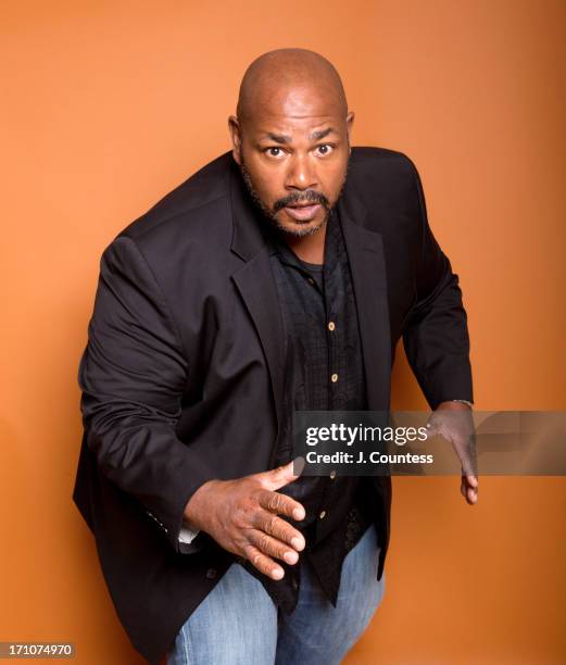 Voice actor Kevin Michael Richardson poses during the 2013 American Black Film Festival on June 20, 2013 in Miami, Florida.