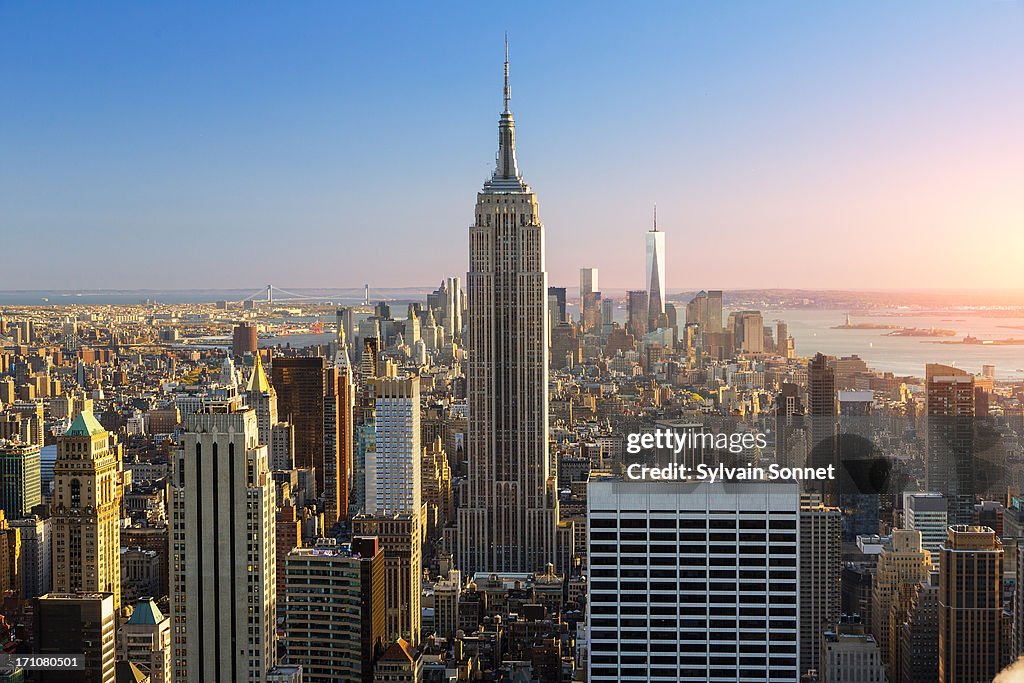 Empire State Building at Sunset