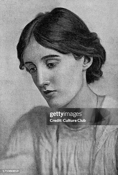 Virginia Woolf - portrait of the English novelist and essayist. 25 January 1882 - 28 March 1941.