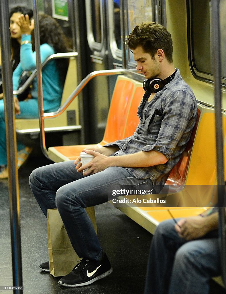 Celebrity Sightings In New York City - June 21, 2013