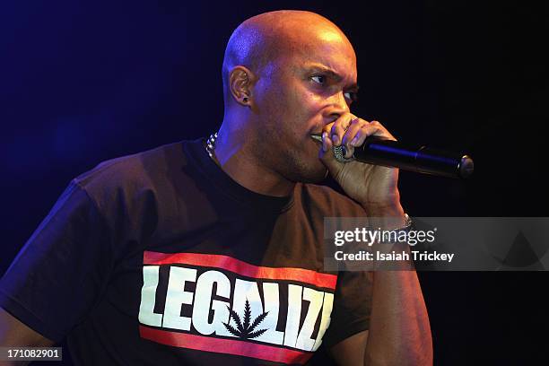 Solitair performs at the How High T.O. Tour Featuring Method Man And Redman on June 19, 2013 in Toronto, Canada.