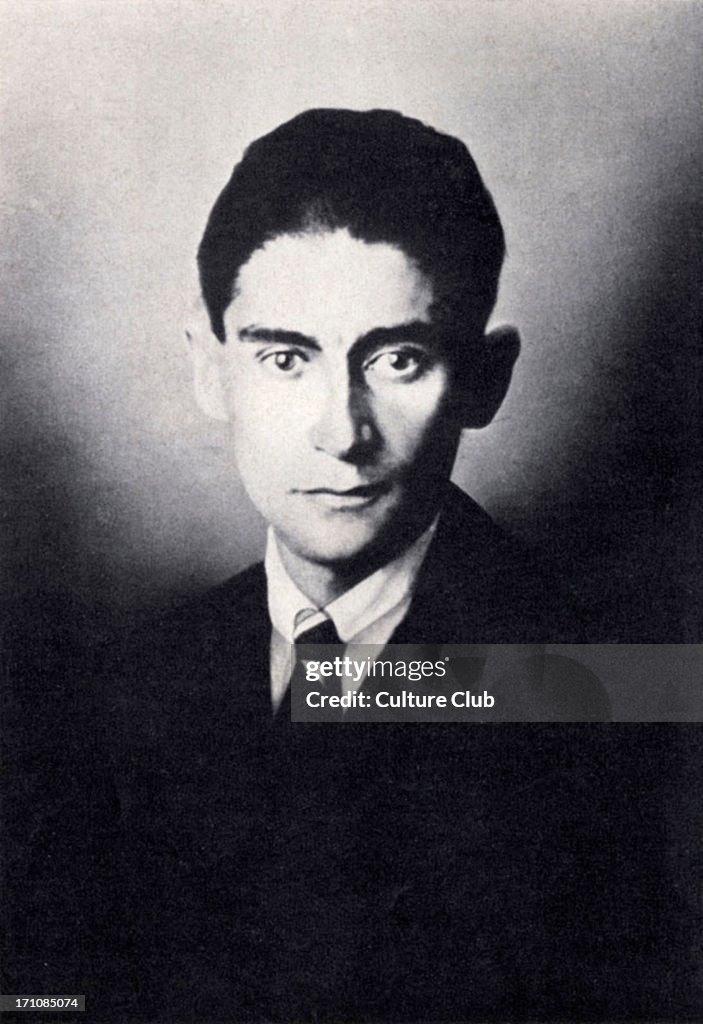 Franz Kafka - portrait . Czech writer.