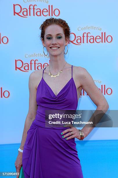 Sina-Valeska Jung attends the Raffaello Summer Day 2013 at Kronprinzenpalais on June 21, 2013 in Berlin, Germany.