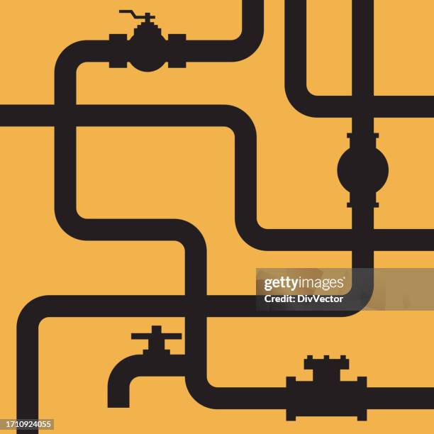 pipeline background - water pump stock illustrations