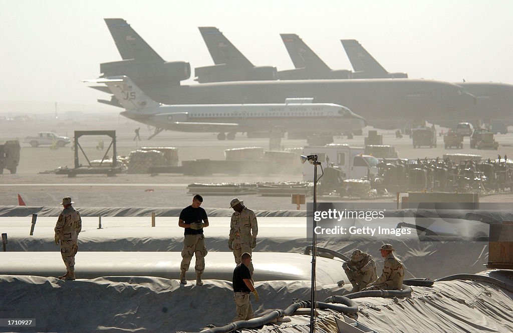 U.S. Military Builds Up Base In Qatar