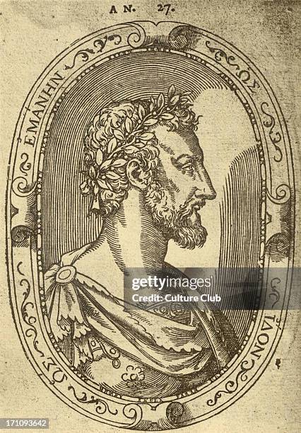 Pierre de Ronsard - portrait. French poet, September 1524 - 24 December 1585