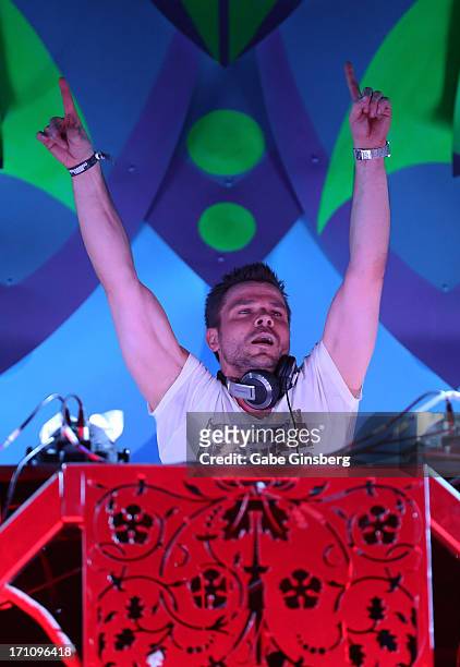 Producer/DJ ATB performs at the 17th annual Electric Daisy Carnival at Las Vegas Motor Speedway on June 21, 2013 in Las Vegas, Nevada.