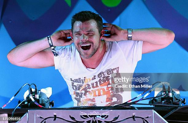 Producer ATB performs at the 17th annual Electric Daisy Carnival at Las Vegas Motor Speedway on June 21, 2013 in Las Vegas, Nevada.