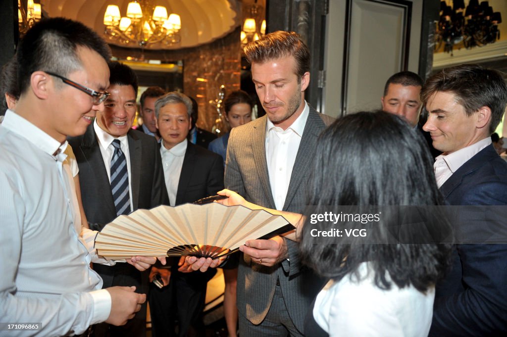 David Beckham Visits China - Day 6